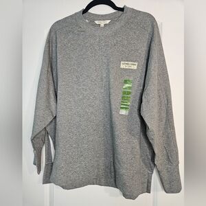 Earth Yoga Gray Long Sleeve Tee